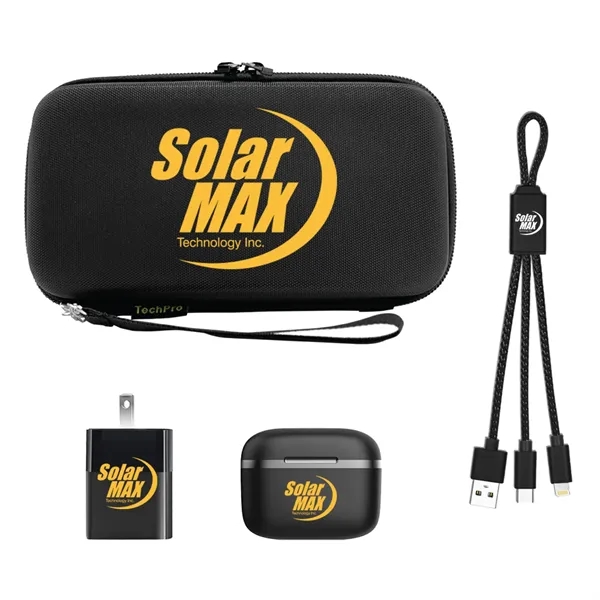Mobile Accessories Kit, Carrying Case, 20W Wall Charger, Noise Cancelling Earbuds,... from ASI 74741 NVS Promo Designs, Inc.