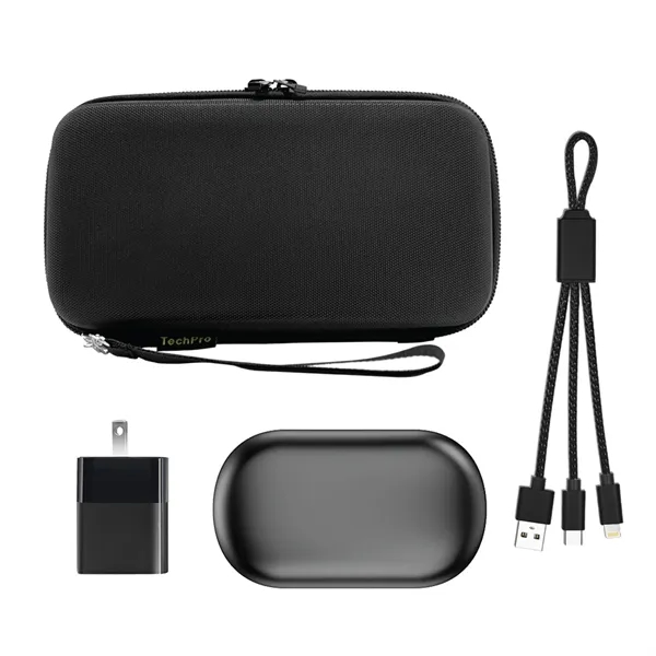 Mobile Accessories Kit, Carrying Case, 20W Wall Charger, Noise Cancelling Earbuds,... from ASI 74741 NVS Promo Designs, Inc.