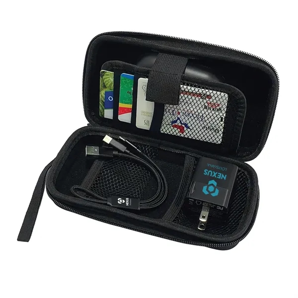 Mobile Accessories Kit, Carrying Case, 20W Wall Charger, Noise Cancelling Earbuds,... from ASI 74741 NVS Promo Designs, Inc.