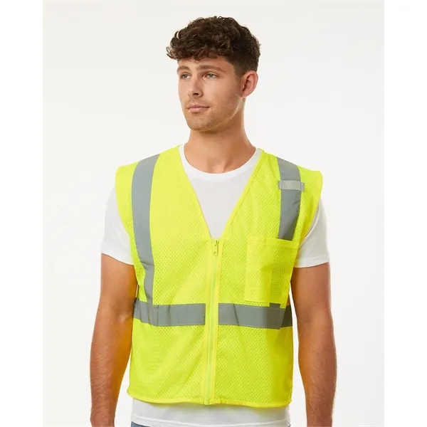Single Pocket Zipper Mesh Vest... from ASI 84358 S&S Activewear