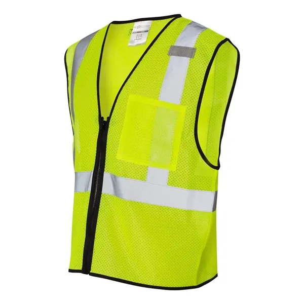 ML Kishigo Class 2 Economy Vest With Zipper Front, blank.... from ASI 84358 S&S Activewear
