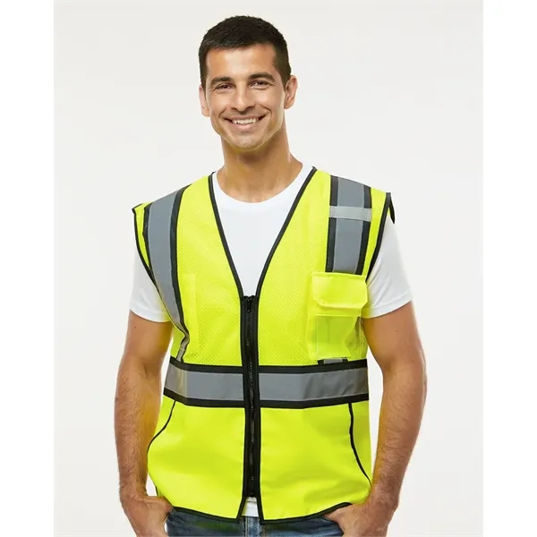 Kishigo Standard Contrast Vest... from ASI 84358 S&S Activewear