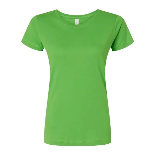 Women's fine jersey longer length T-shirt. Blank product.... from ASI 84358 S&S Activewear