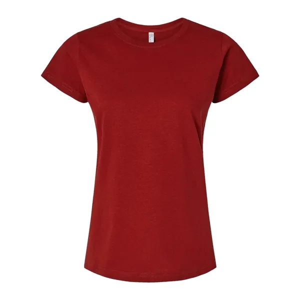 Women's fine jersey longer length T-shirt. Blank product.... from ASI 84358 S&S Activewear