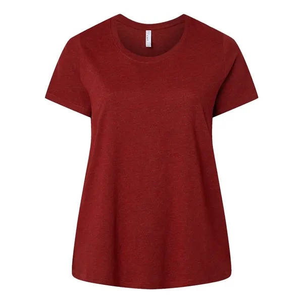 LAT Curvy Collection Women's Fine Jersey Tee... from ASI 84358 S&S Activewear
