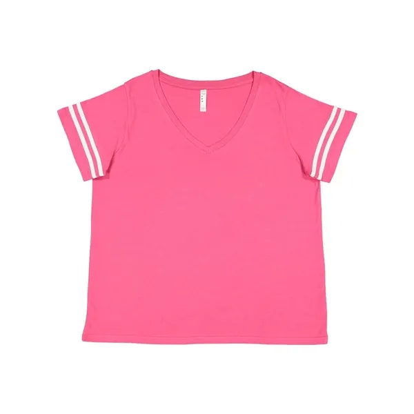 Curvy Collection Women's Vintage Football T-Shirt... from ASI 84358 S&S Activewear