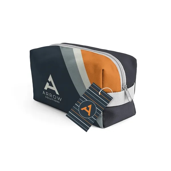 Full color, full bleed Recycled Canvas Dopp Kit... from ASI 45657 Pop! Promos