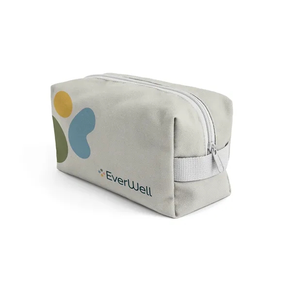 Full color, full bleed Recycled Canvas Dopp Kit... from ASI 45657 Pop! Promos