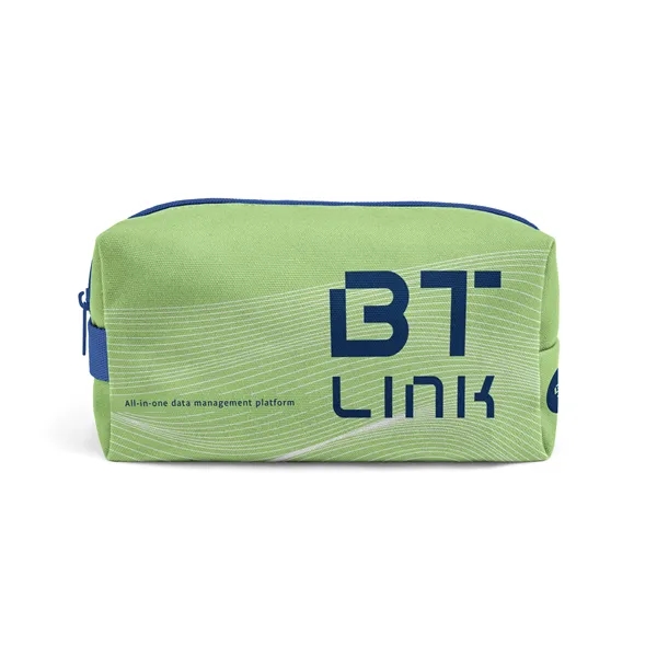 Full color, full bleed Recycled Canvas Dopp Kit... from ASI 45657 Pop! Promos