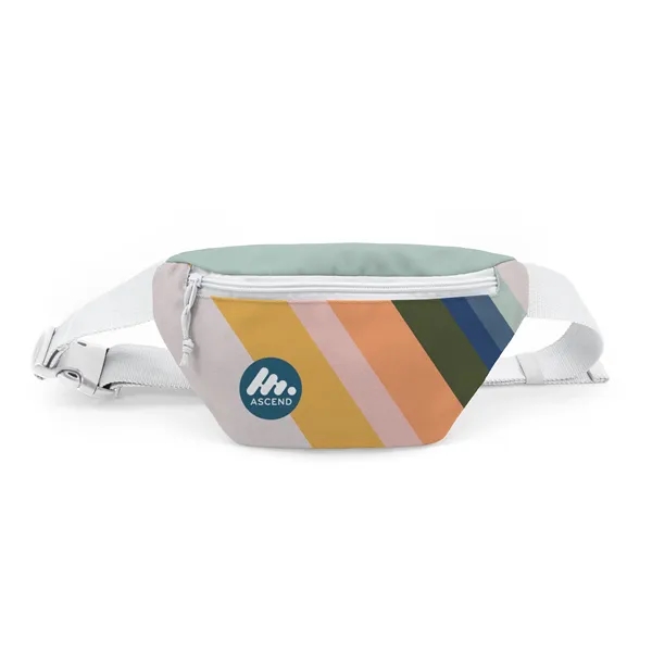 Full color, full bleed recycled canvas Fanny Pack with choice of... from ASI 45657 Pop! Promos
