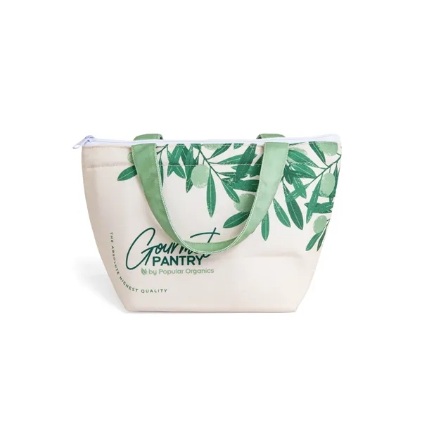 Full color, full bleed Insulated Recycled Canvas Lunch Tote... from ASI 45657 Pop! Promos