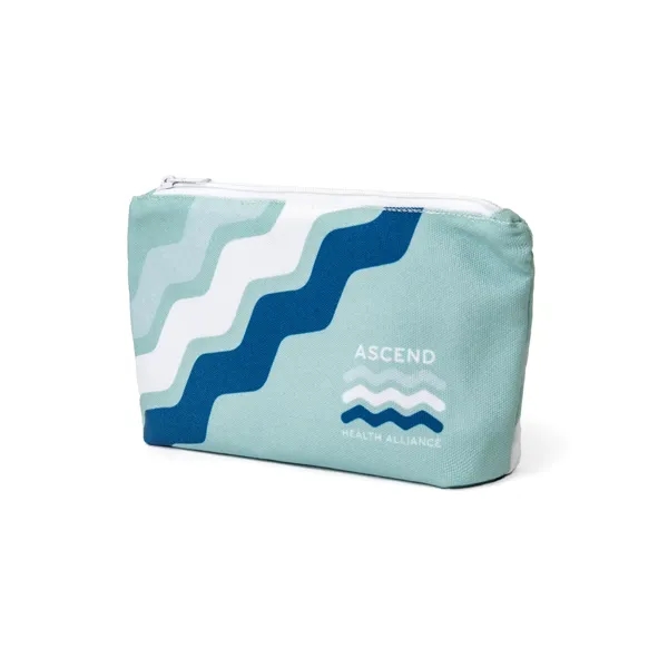 Full color, full bleed Recycled Canvas Gusset Pouch... from ASI 45657 Pop! Promos