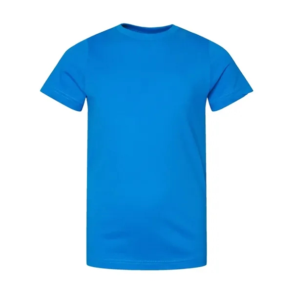 Soft form fitting fine jersey youth T-shirt. Blank product.... from ASI 84358 S&S Activewear