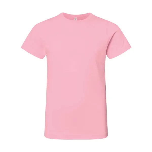 Soft form fitting fine jersey youth T-shirt. Blank product.... from ASI 84358 S&S Activewear
