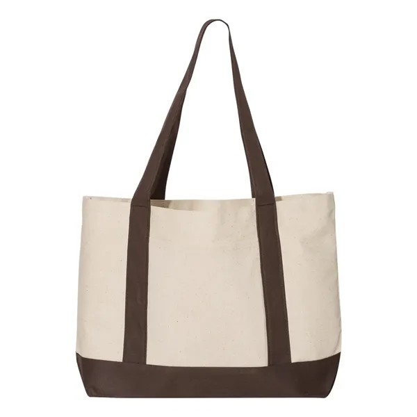 Canvas boater tote. Blank product.... from ASI 84358 S&S Activewear