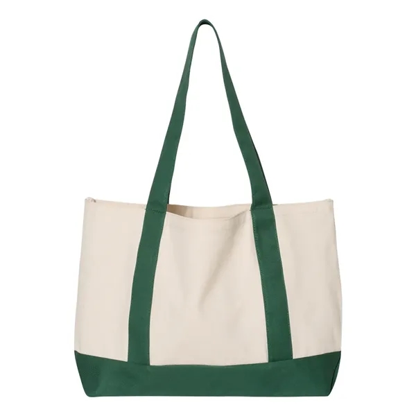 Canvas boater tote. Blank product.... from ASI 84358 S&S Activewear