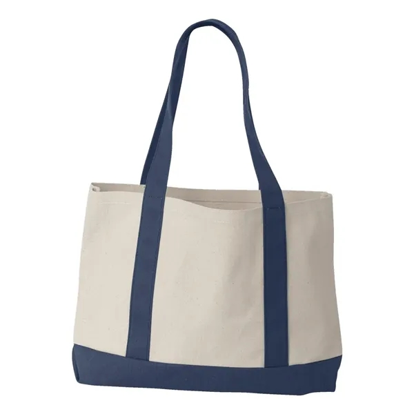 Canvas boater tote. Blank product.... from ASI 84358 S&S Activewear