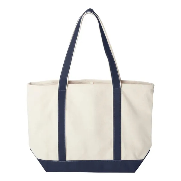 Heavy-duty cotton canvas tote bag... from ASI 84358 S&S Activewear