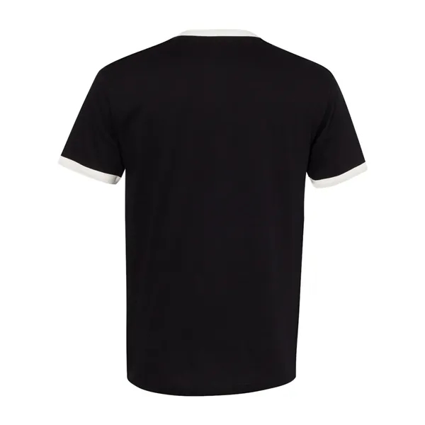 Men's ringer t-shirt made from 100% combed ring-spun cotton and features... from ASI 84358 S&S Activewear