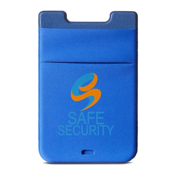 3.625" x 2.5" Dual Lycra® cellphone pocket with PU adhesive and... from ASI 79530 Prime Line