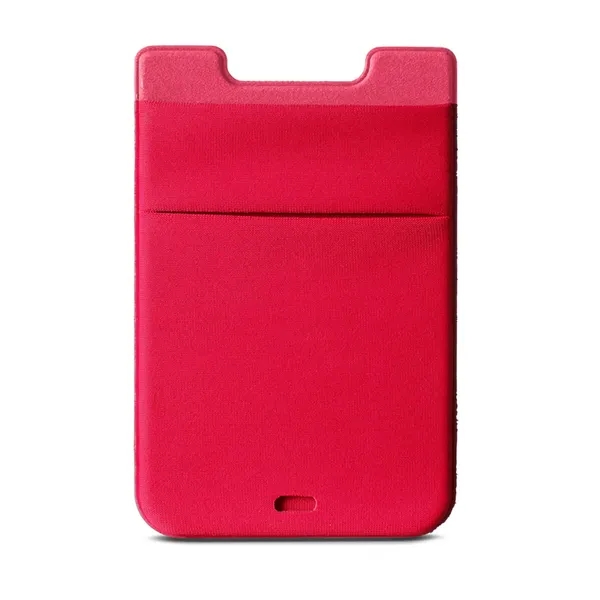 3.625" x 2.5" Dual Lycra® cellphone pocket with PU adhesive and... from ASI 79530 Prime Line