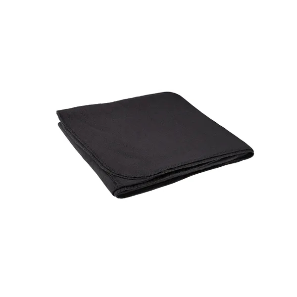 50" x 60" polyester fleece blanket with brushed finish, matching color-whip... from ASI 79530 Prime Line