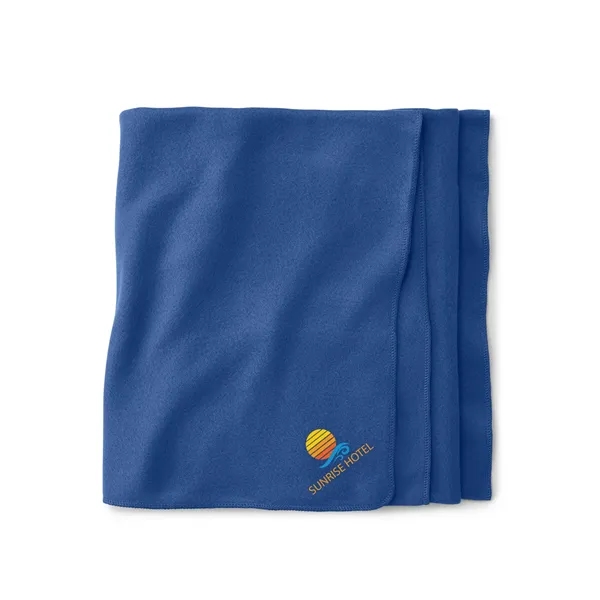 50" x 60" fleece blanket with a whip-stitched border and edges.... from ASI 79530 Prime Line