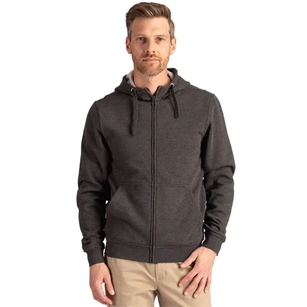 Unisex sweatshirt with a hood, full-zip, anti-pill finish, drawstring, metal grommets,... from ASI 47965 Cutter & Buck