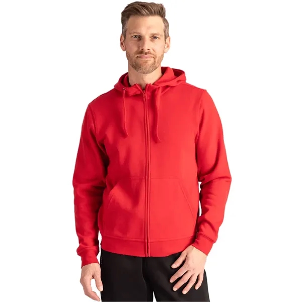 Unisex sweatshirt with a hood, full-zip, anti-pill finish, drawstring, metal grommets,... from ASI 47965 Cutter & Buck