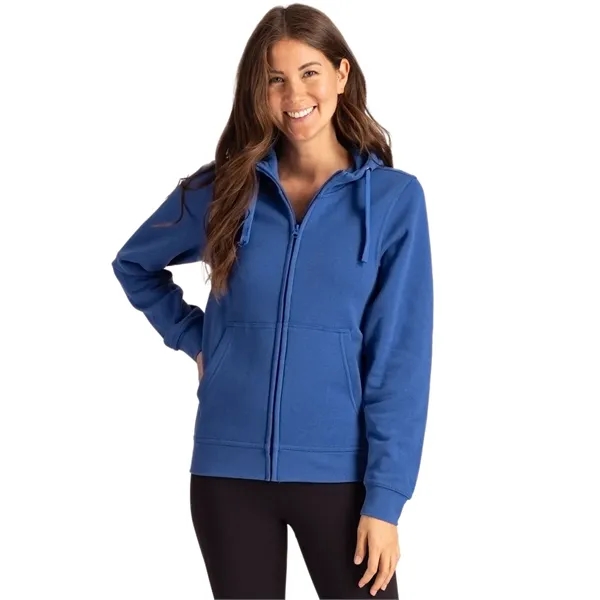 Unisex sweatshirt with a hood, full-zip, anti-pill finish, drawstring, metal grommets,... from ASI 47965 Cutter & Buck