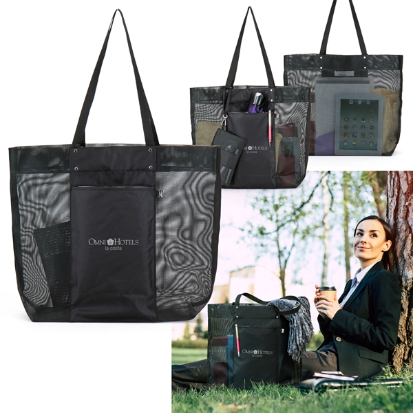 Bella Mia™ Milano tote bag with strong webbing straps and a... from ASI 88060 Snugz/USA Inc / Sweda®