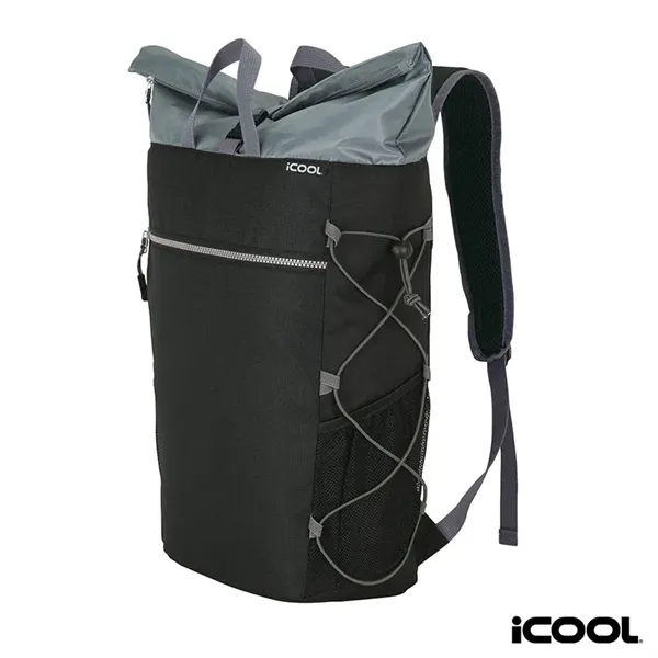 Cooler backpack made with ripstop fabric and PEVA lining in large... from ASI 67866 Logomark/Valumark
