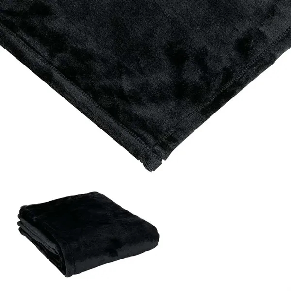 0.12" x 60" x 50" mink touch blanket; made from hypoallergenic... from ASI 67866 Logomark/Valumark