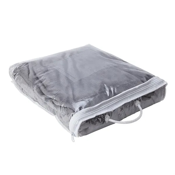 0.12" x 60" x 50" mink touch blanket; made from hypoallergenic... from ASI 67866 Logomark/Valumark