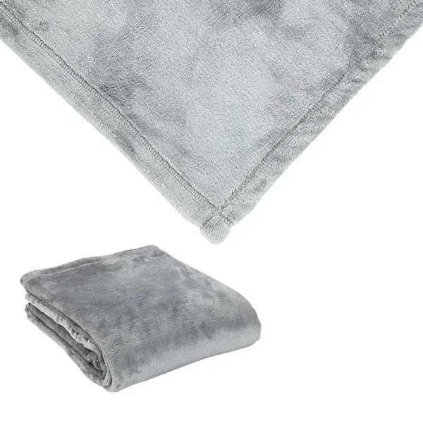 0.12" x 60" x 50" mink touch blanket; made from hypoallergenic... from ASI 67866 Logomark/Valumark