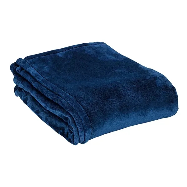 0.12" x 60" x 50" mink touch blanket; made from hypoallergenic... from ASI 67866 Logomark/Valumark