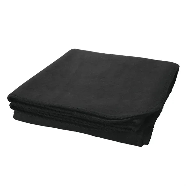 0.19" x 60" x 50" blanket made with anti-pilling fleece with... from ASI 67866 Logomark/Valumark