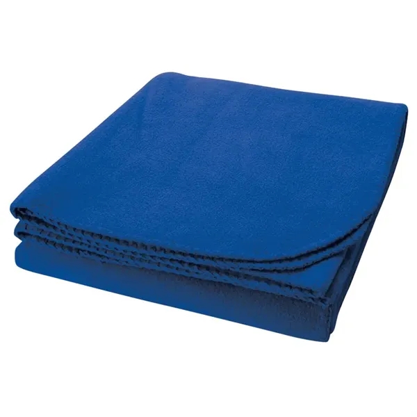0.19" x 60" x 50" blanket made with anti-pilling fleece with... from ASI 67866 Logomark/Valumark