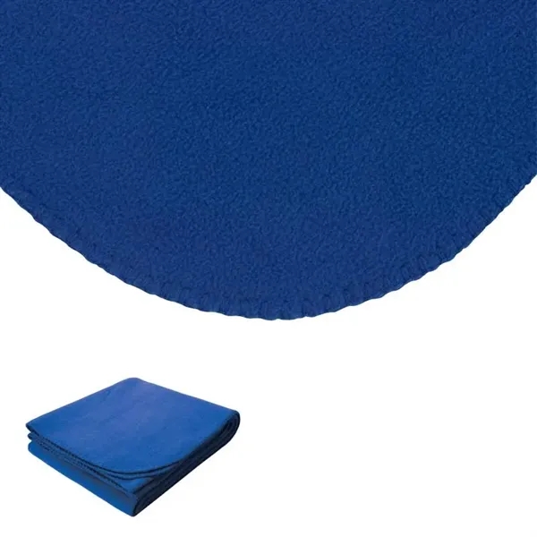 0.19" x 60" x 50" blanket made with anti-pilling fleece with... from ASI 67866 Logomark/Valumark