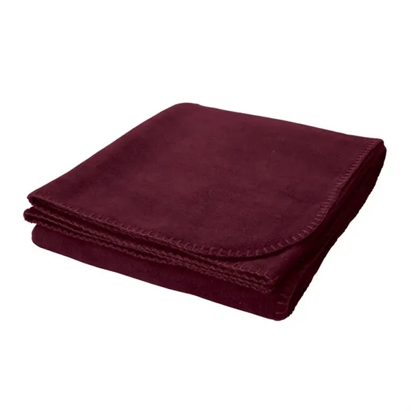 0.19" x 60" x 50" blanket made with anti-pilling fleece with... from ASI 67866 Logomark/Valumark