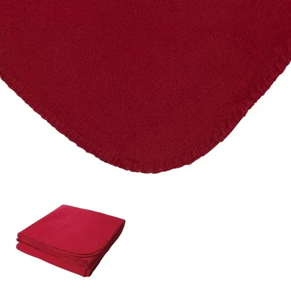 0.19" x 60" x 50" blanket made with anti-pilling fleece with... from ASI 67866 Logomark/Valumark