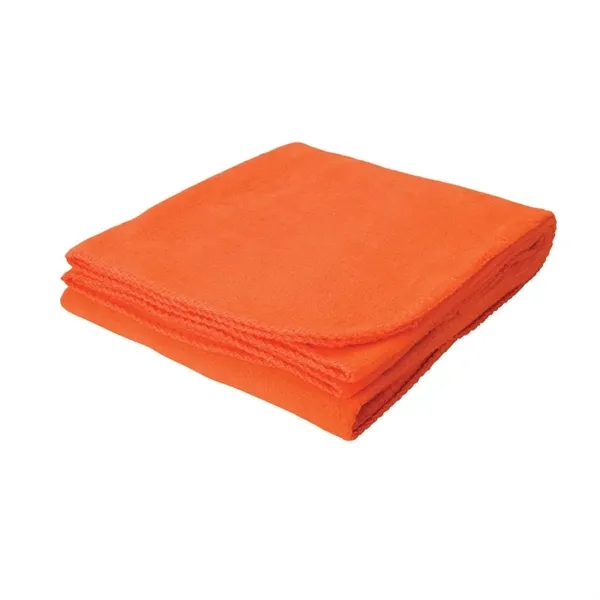 0.19" x 60" x 50" blanket made with anti-pilling fleece with... from ASI 67866 Logomark/Valumark