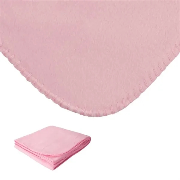 0.19" x 60" x 50" blanket made with anti-pilling fleece with... from ASI 67866 Logomark/Valumark