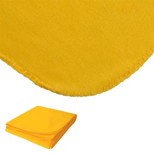0.19" x 60" x 50" blanket made with anti-pilling fleece with... from ASI 67866 Logomark/Valumark