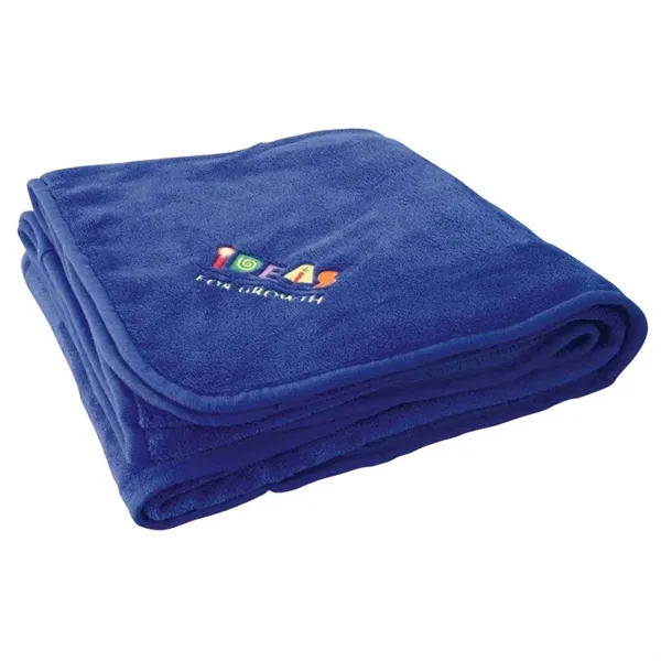 0.19" x 60" x 50" micro-plush blanket; made with extra-soft micro-plush... from ASI 67866 Logomark/Valumark