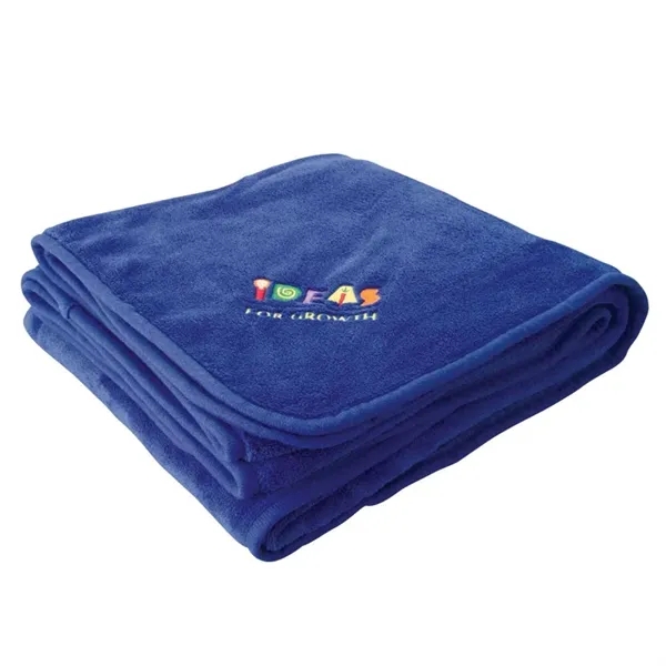 0.19" x 60" x 50" micro-plush blanket; made with extra-soft micro-plush... from ASI 67866 Logomark/Valumark