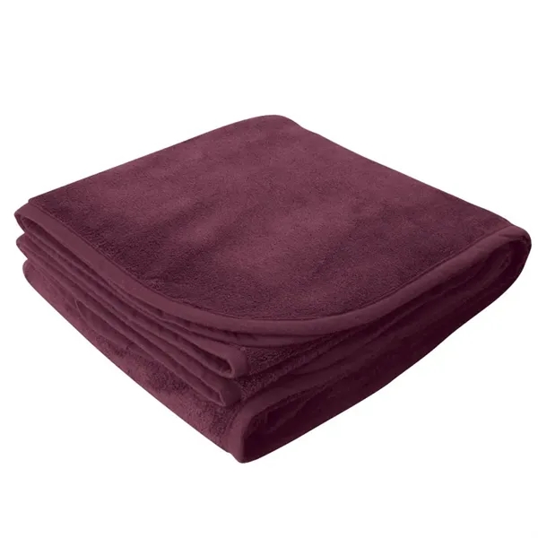 0.19" x 60" x 50" micro-plush blanket; made with extra-soft micro-plush... from ASI 67866 Logomark/Valumark