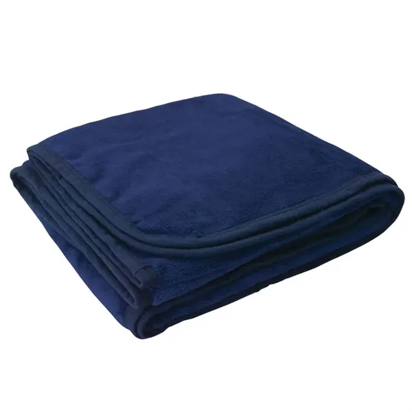 0.19" x 60" x 50" micro-plush blanket; made with extra-soft micro-plush... from ASI 67866 Logomark/Valumark