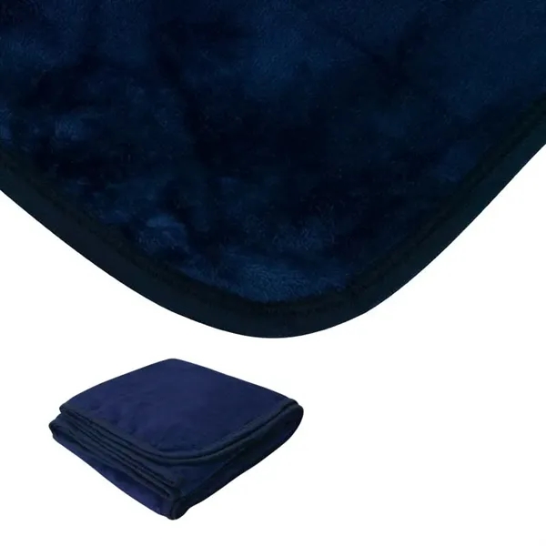 0.19" x 60" x 50" micro-plush blanket; made with extra-soft micro-plush... from ASI 67866 Logomark/Valumark