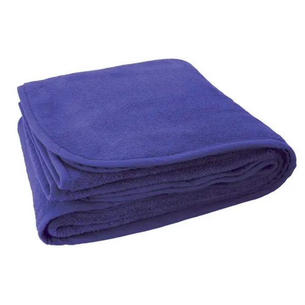 0.19" x 60" x 50" micro-plush blanket; made with extra-soft micro-plush... from ASI 67866 Logomark/Valumark